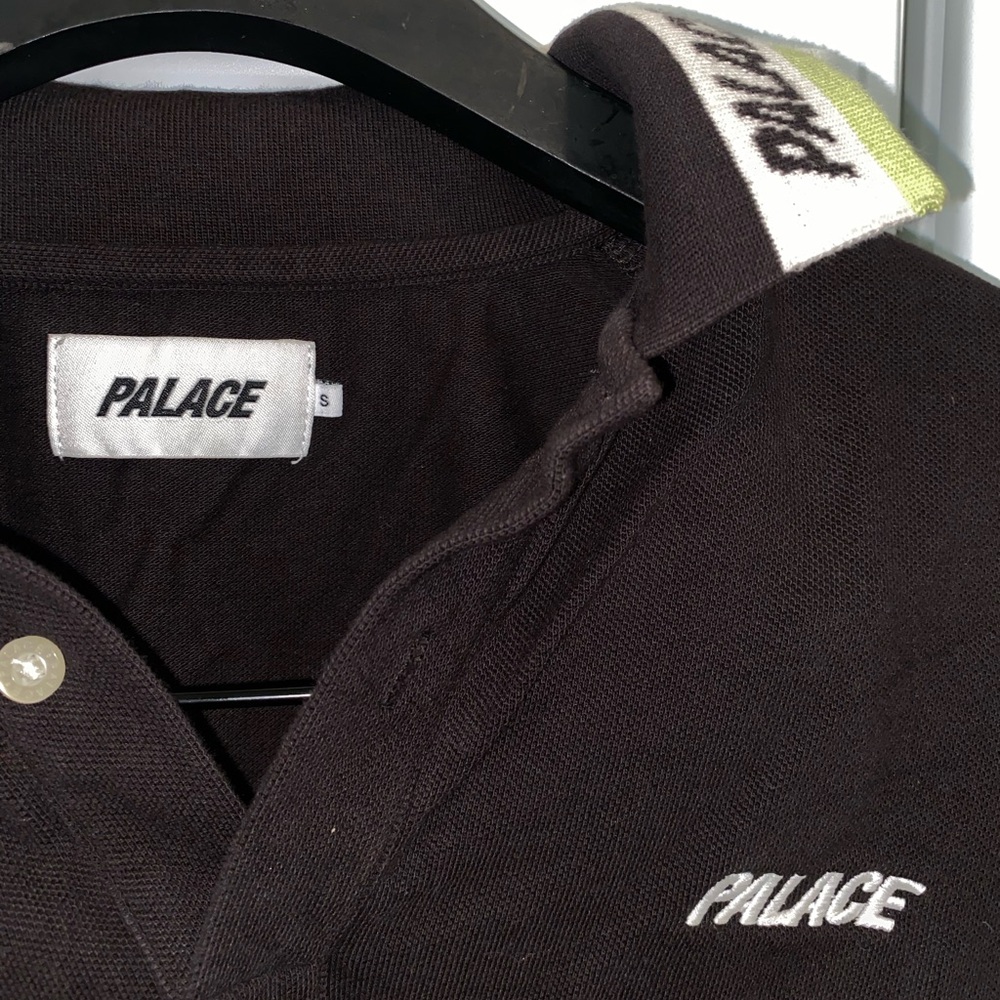 Palace, Fluro Long Sleeve Polo, Small